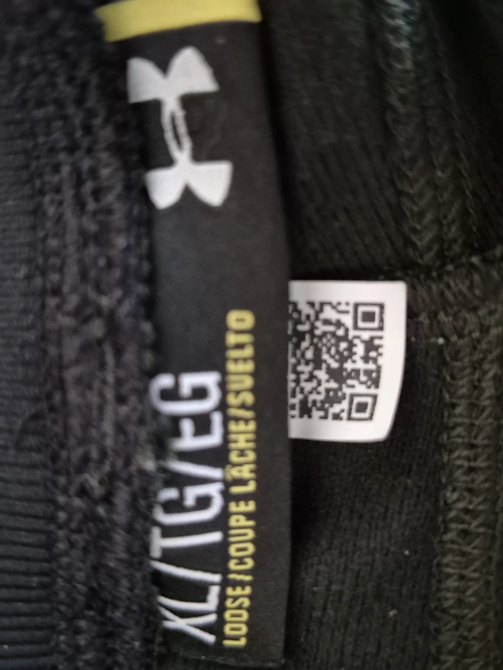 Under Armour XL Men's Olive Green Joggers with Black Waistband & Cuffs - Picture 5 of 5